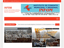 Tablet Screenshot of infomperu.com